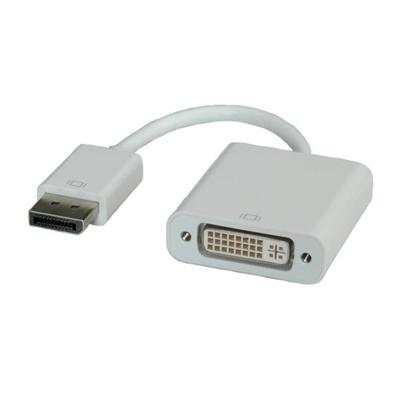 ROLINE DisplayPort/DVI Adapter, DP Male - DVI Female ROLINE DisplayPort/DVI Adapter, DP Male - DVI Female