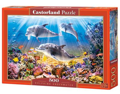 Selecta Castorland legpuzzel dolphins underwater, 500st.