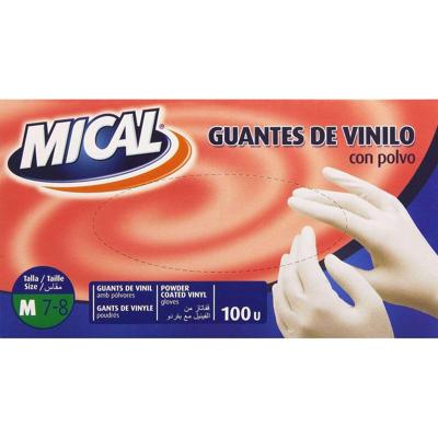 Wegwerphandschoenen Mical VINILO TALLA M M (100 Stuks)