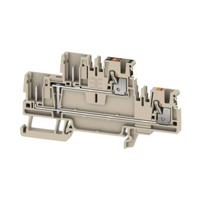 Weidmüller 2675950000 Doorgangsserieklem Steekaansluiting Beige 50 stuk(s)