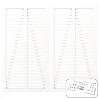 Wit Houten Dubbele Tuindeur Harmoni 200 x 180 CM - thumbnail