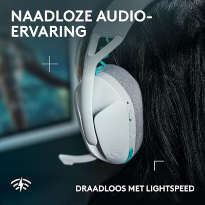 Gamingheadset - Draadloos - Logitech G - G321 Lightspeed - Wit