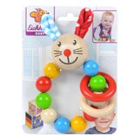 Eichhorn baby houten bijtring konijn - thumbnail