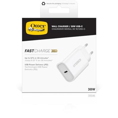 Otterbox Standard EU USB C USB-oplader 30 W 1x USB-C Wit Binnen
