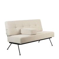 Zuiver Bank 'Bowie' Bouclé, kleur Beige - thumbnail