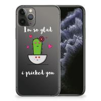 Apple iPhone 11 Pro Telefoonhoesje met Naam Cactus Glad - thumbnail