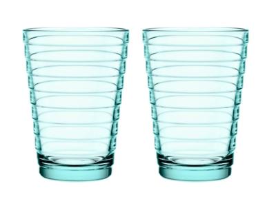 IITTALA - Aino Aalto - Glas 0,33l watergroen set/2