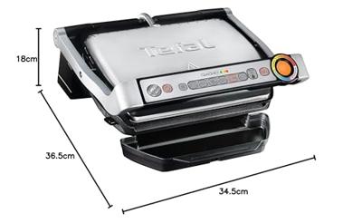 Tefal GC712D Contactgrill 2000W Titanium Tefal GC712D Contactgrill 2000W Titanium