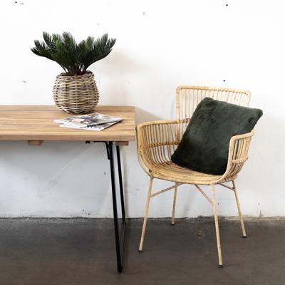 Stoel Rattan/ Iron Blond Van der Leeden - Van der leeden Stoel Rattan/ Iron Blond Van der Leeden - Van der leeden