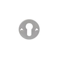 P&E P+E Rozet profielcilindergat rond ø55x2mm met schroefgaten rvs geborsteld - thumbnail