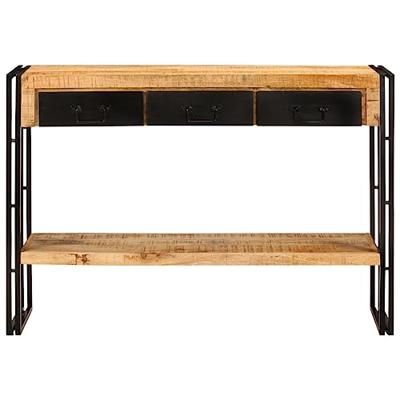 Wandtafel 110x30x76 cm massief mangohout Wandtafel 110x30x76 cm massief mangohout