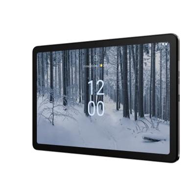 Nokia T21 Android 12 LTE tablet met 10,36 inch scherm, 4/64 GB geheugen, IP52-certificering, 18 W snelladen, 3 dagen batterijduur en 3 jaar maandelijkse veiligheidsupdates, grijs