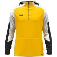 JAKO 6770 Sweater Met Kap Dynamic - Geel/Wit/Zwart - L - thumbnail