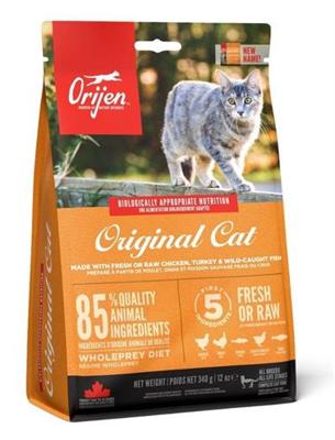 Orijen Cat & Kitten droogvoer voor kat Katje Kip, Vis, Turkije 340 g