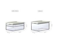 Mepal koelkastdoos Omnia kaas 2000 ml - black - thumbnail