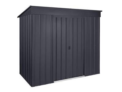 Globel Tuinschuur Skillion (Antraciet, 84cm)