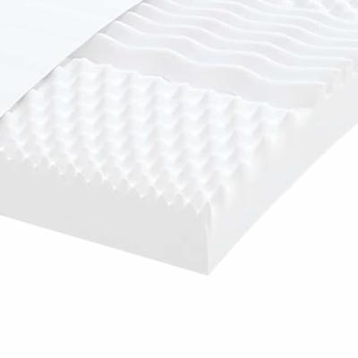 Schuimmatras 7 zones hardheid 20 ILD 160x220 cm wit - thumbnail