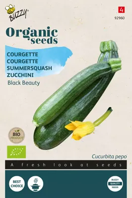 Biologische Courgette Black Beauty