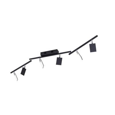 Paul Neuhaus PlafondlampPure Mira 6-lichts zwart - 6358-18