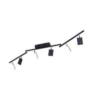 Paul Neuhaus PlafondlampPure Mira 6-lichts zwart - 6358-18 - thumbnail