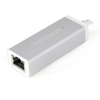 StarTech.com USB-C naar gigabit netwerkadapter - zilver - thumbnail