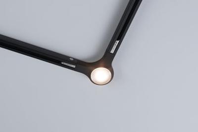 Paulmann LED L-Verbinder 96997 230V-railsysteemcomponenten L-verbinder Zwart Paulmann LED L-Verbinder 96997 230V-railsysteemcomponenten L-verbinder Zwart