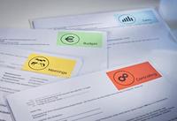 Etiket Avery Zweckform 3451 70x37mm geel 2400stuks - thumbnail