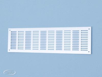Ventilatieplaat aluminium vlak geanodiseerd