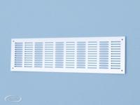 Ventilatieplaat aluminium vlak geanodiseerd - thumbnail