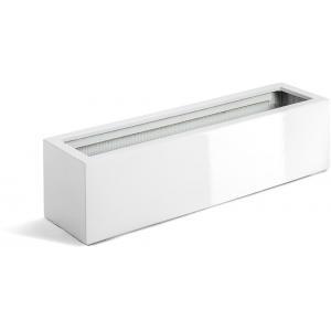 Argento plantenbak Balcony Box L glanzend wit