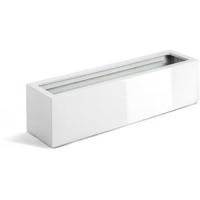 Argento plantenbak Balcony Box L glanzend wit - thumbnail