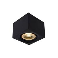 Lucide FEDLER - Plafondspot - LED Dim to warm - GU10 (ES111) - 1x12W 2200K/3000K - Zwart - thumbnail
