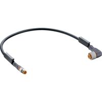 Belden 11871-1 Sensor/actuator connector, geassembleerd M12 Aantal polen (sensoren): 4 Stekker, recht, Bus, haaks 3.00 m 1 stuk(s) - thumbnail