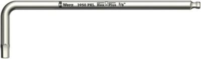 Wera 3950 PKL Stiftsleutel, Inch Maten, RVS, Hex-Plus, 9/64 duim - 1 stuk(s) - 05022713001