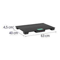 Steinberg Systems SBS-PS-30 dierenweegschaal 30 kg / 10 g antislipmat LCD vloerweegschaal kleine dierenweegschaal veterinaire weegschaal - thumbnail