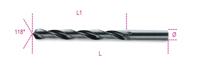 Beta Spiraalboren, korte uitvoering HSS gewalst 410AS 1/8 - 004100375 - thumbnail