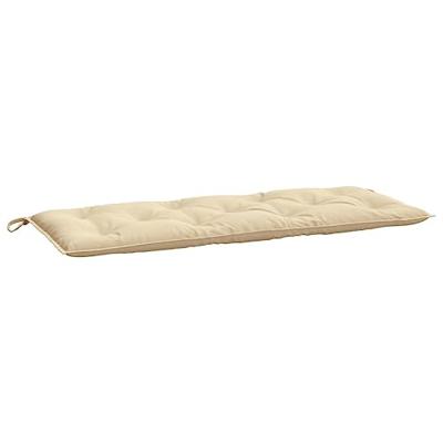 VidaXL Tuinbankkussens 2 st 120x50x7 cm oxford stof beige
