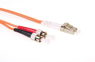 ACT RL7505 Glasvezel Patchkabel Duplex LSZH - LC/ST 50/125µm OM2 - 5 meter