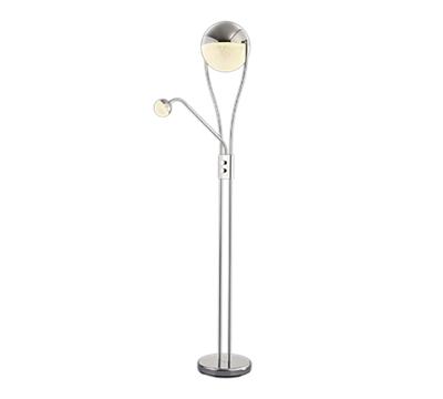 Trio VloerlampChris 2-lichts 180cm chroom - 478310206