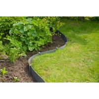 Nature borderrandset h15 cm x 10 m met pen grijs - thumbnail