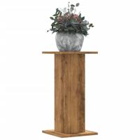 VidaXL Plantenstandaards 2 st 30x30x60 cm hout artisanaal eiken - thumbnail