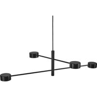 Nordlux Hanglamp Clyde 4 lichts 89 x 89 cm 3 step dim zwart - thumbnail