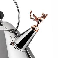 Alessi Fluitketel Tea Rex - 9093REX B - Zwart - 2 liter - door Micheal Graves - thumbnail