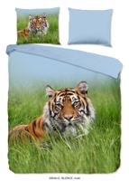 Good Morning Dekbedovertrek "tijger" - Multi - (200x200/220 cm) - Katoen - thumbnail