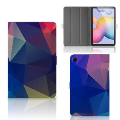 Samsung Galaxy Tab S6 Lite | S6 Lite (2022) Tablet Beschermhoes Polygon Dark Samsung Galaxy Tab S6 Lite | S6 Lite (2022) Tablet Beschermhoes Polygon Dark