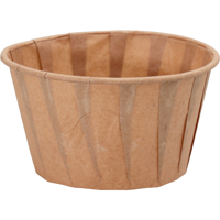 Cup | portiecup | papier | 110ml | 4oz | 41mm | bruin | 2500 stuks - thumbnail