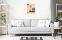 CreArt 24x30 cm Strandhuisje, Volwassene, Schilderen op Nummer, 23896, Ravensburger - thumbnail