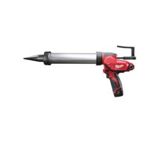 Milwaukee M12 PCG/400A-201B Accu lijm- en kitspuit met 400 ml aluminium patroonhouder 12V 2.0Ah in tas - 4933441665 - thumbnail