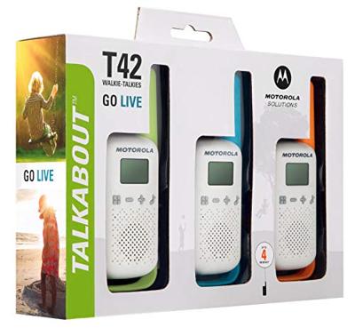 Motorola Solutions T42 TALKABOUT T42 Triple PMR-portofoon Set van 3 stuks