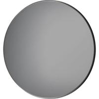 Spiegel - Wandspiegel - Trion Brid - Grijze Spiegelglas - Rond - 80cm - Metaal - Zwart - thumbnail